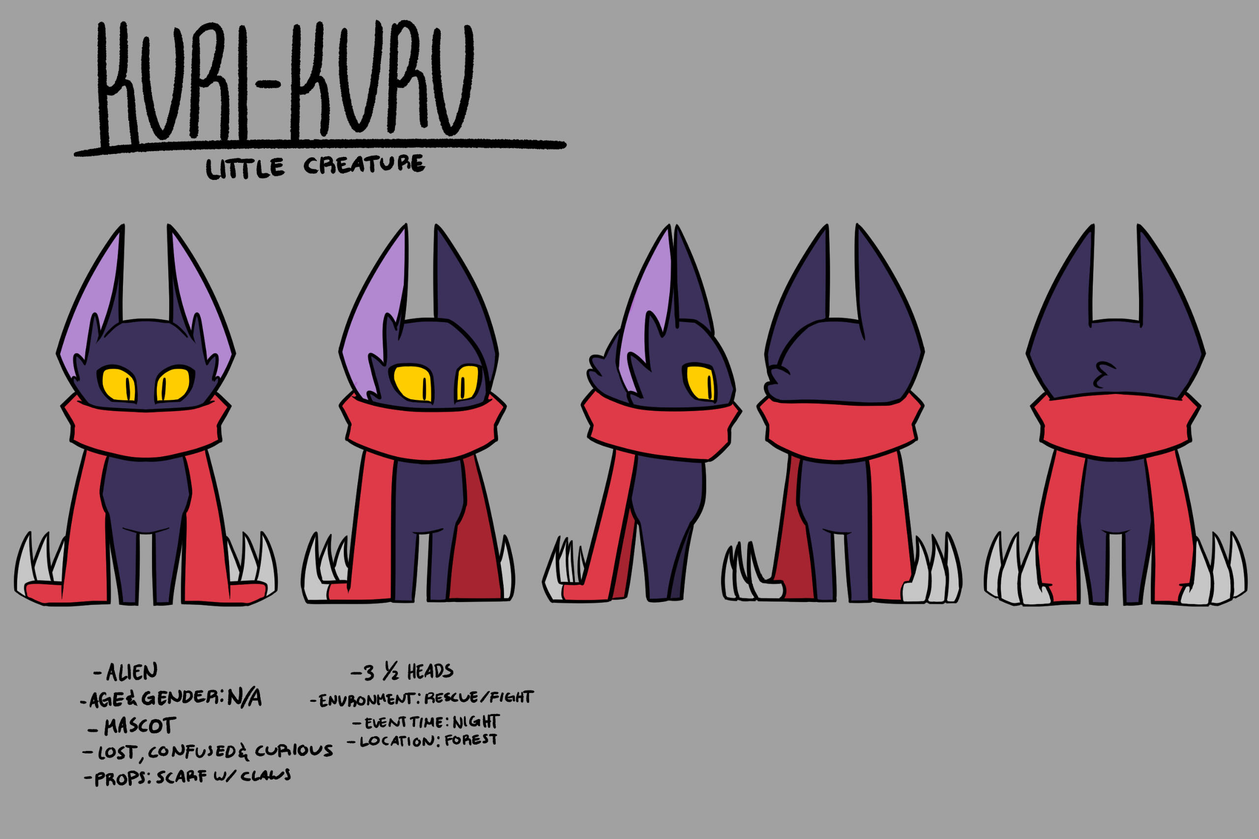 Kuri-Kuru, The Little Creature kuri-kuru