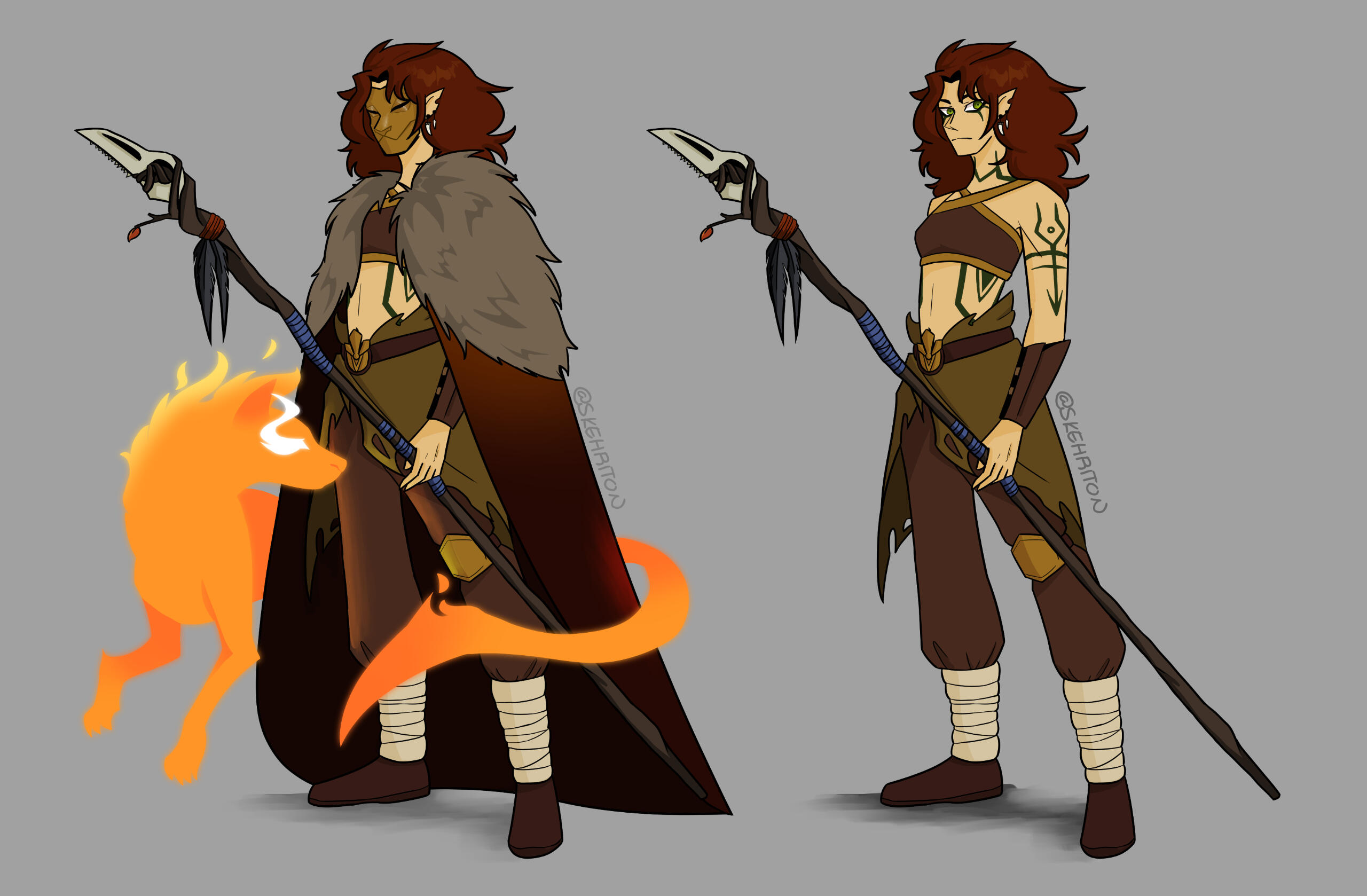 Acer Virdi - D&D Wildfire Druid dnd character